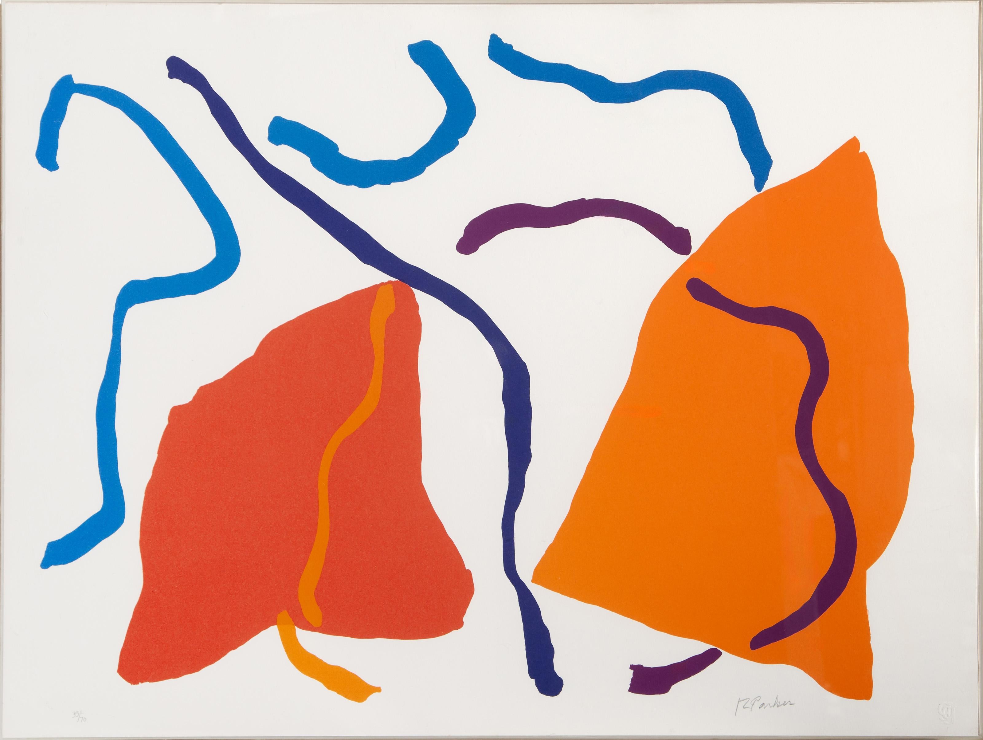 Untitled 7, Minimalist Screenprint by Raymond Parker