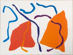 Vintage Untitled 7, Minimalist Screenprint by Raymond Parker