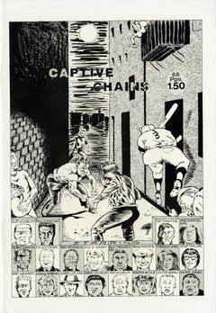Retro Raymond Pettibon Captive Chains 