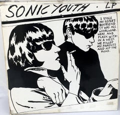 Raro arte discográfico original de Raymond Pettibon, Sonic Youth Goo, 1ª edición