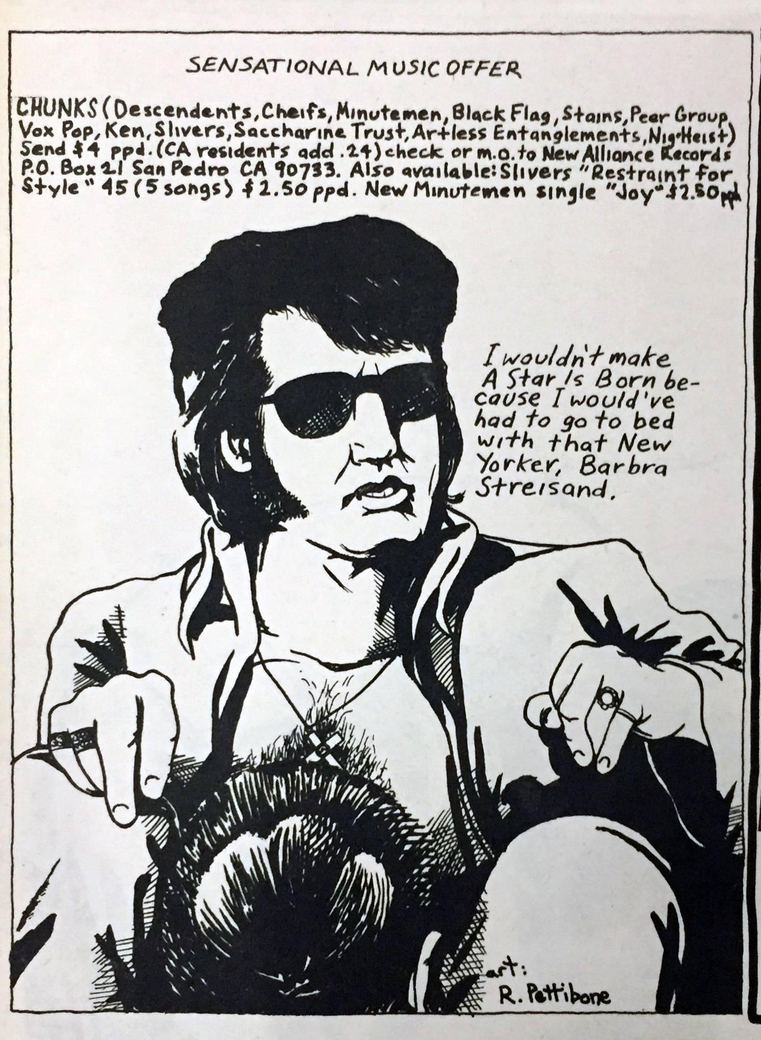 Illustration de Raymond Pettibon des années 1980 (début de sa carrière chez Raymond Pettibon) en vente 2