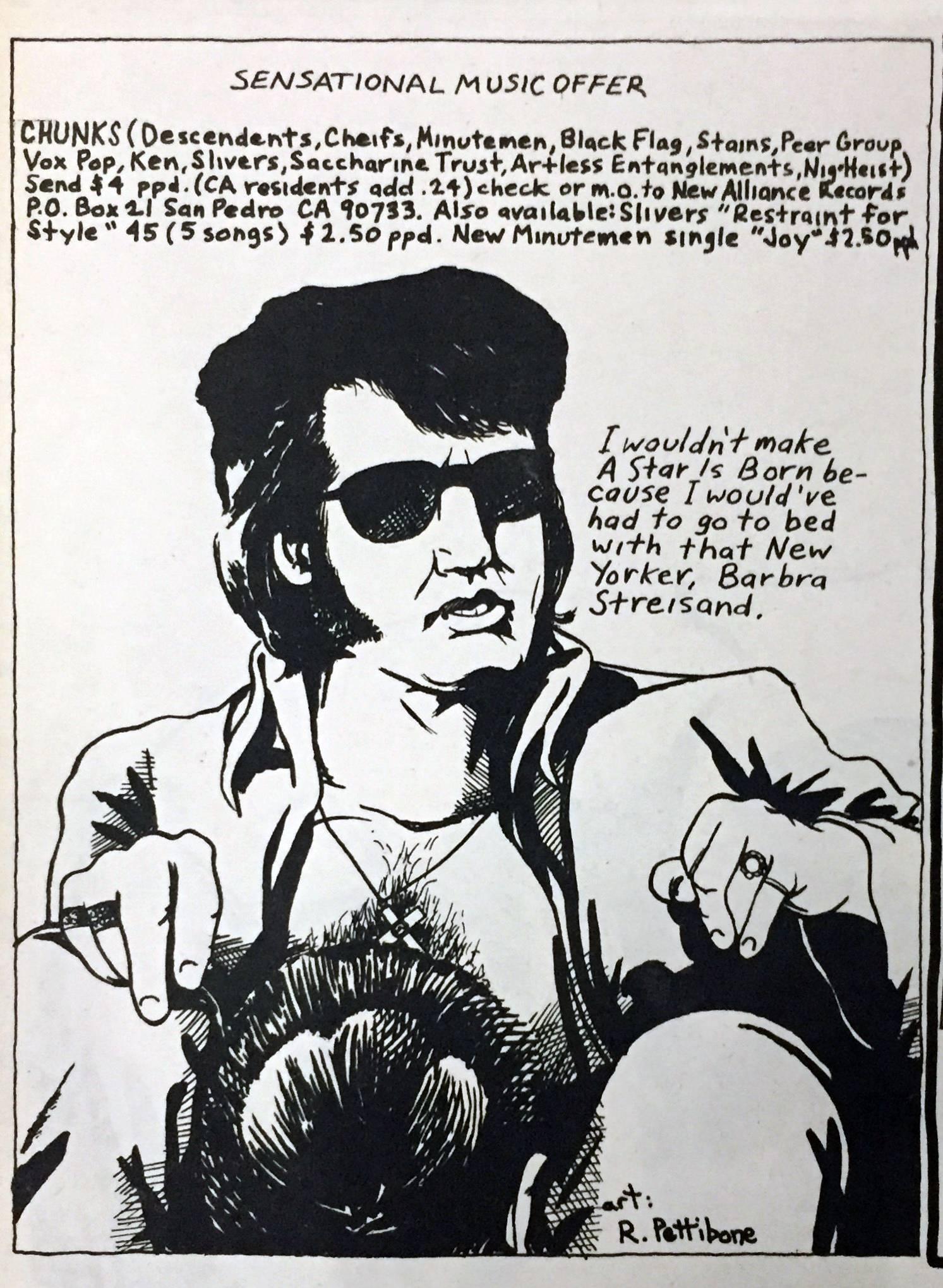 Raymond Pettibon 1980s illustration art (early Raymond Pettibon) For Sale 2
