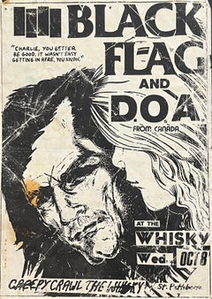 Raymond Pettibon Black Flag 1980 (Raymond Pettibon punk flyer)