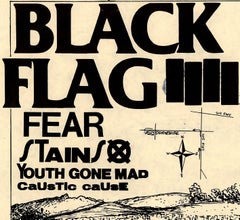 Raymond Pettibon Black Flag 1981 (Raymond Pettibon punk art)