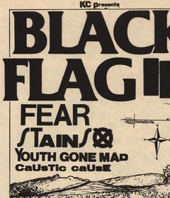 Raymond Pettibon Black Flag 1981 (Raymond Pettibon punk art)