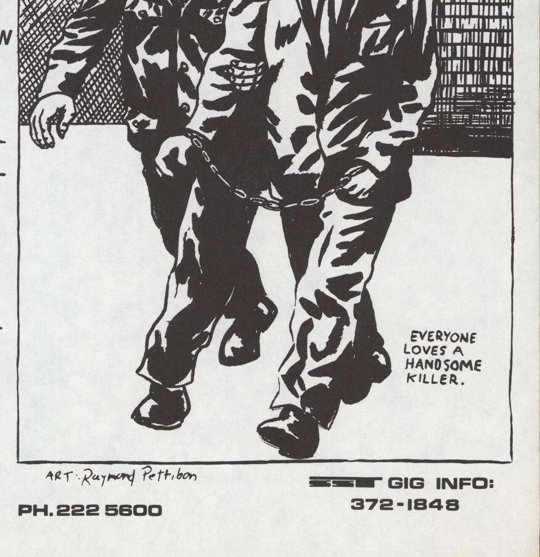 Raymond Pettibon Black Flag 1983 (Raymond Pettibon punk flyer) For Sale 2