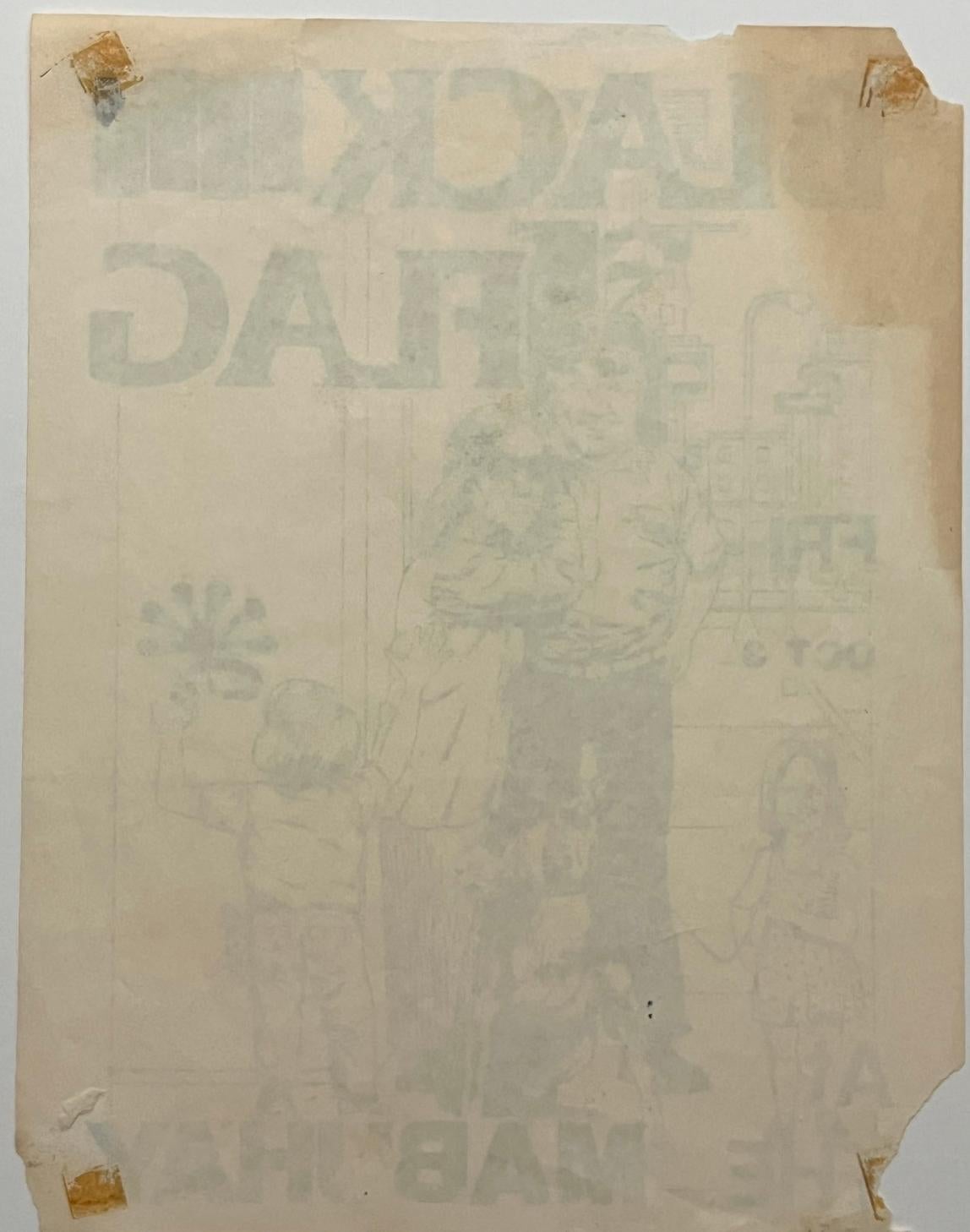 Raymond Pettibon Black Flag Flyer (early Raymond Pettibon)  For Sale 3