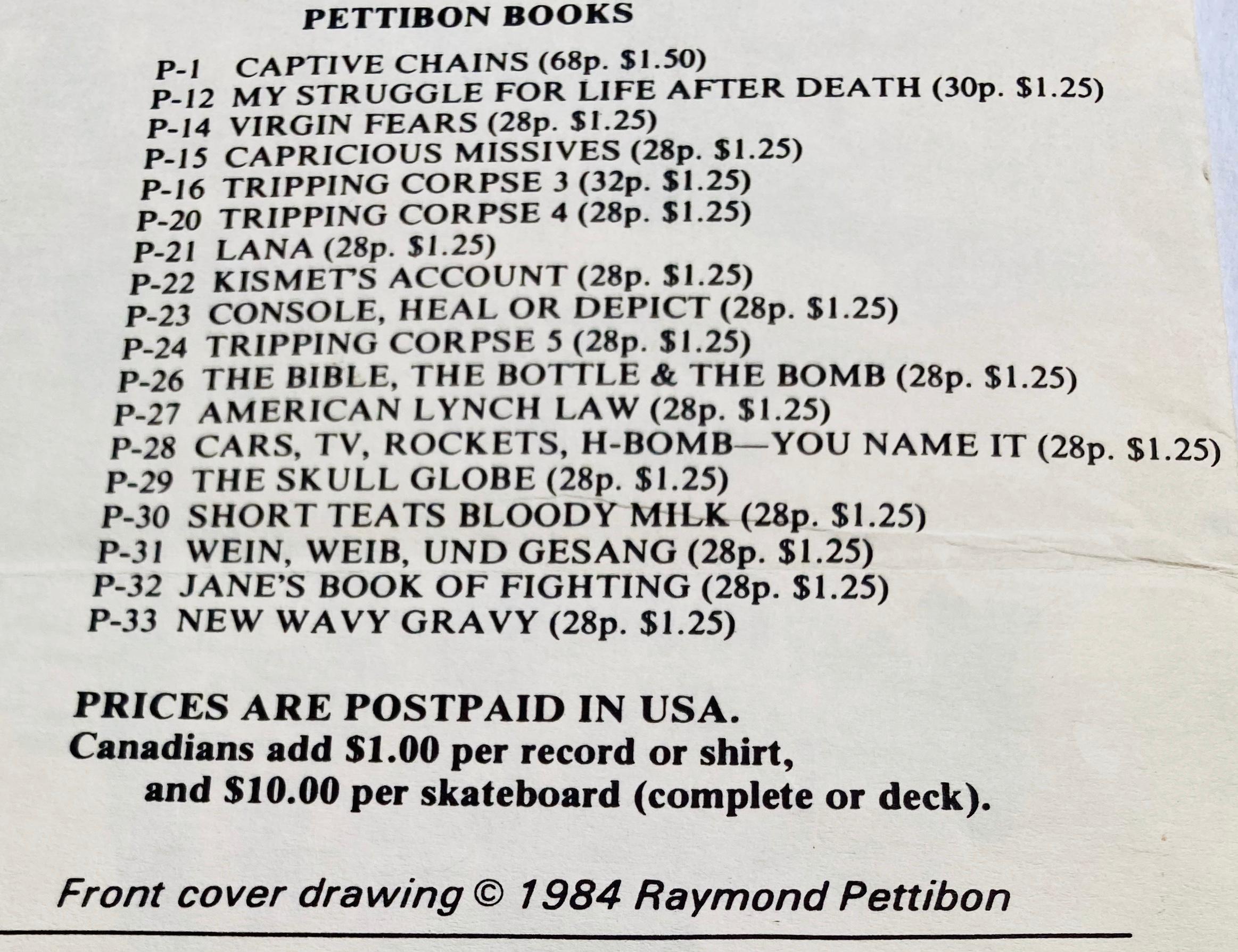 Raymond Pettibon Black Flag Live '85 (Raymond Pettibon Black Flag) im Angebot 3