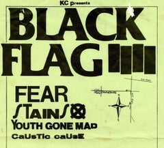 Raymond Pettibon, Black Flag (Pettibon prints)