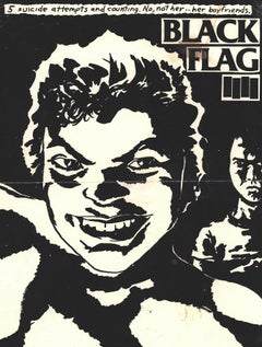 Raymond Pettibon Black Flag poster (Raymond Pettibon punk)