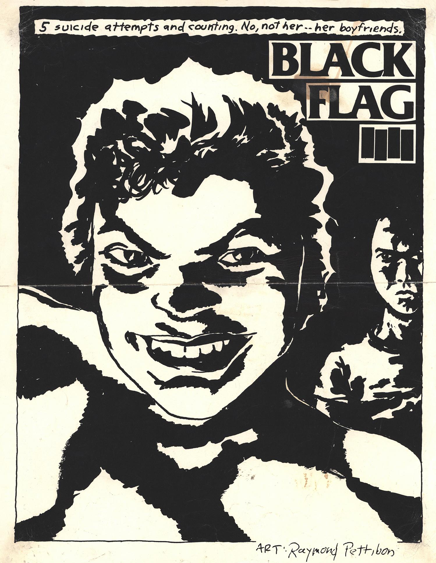 Poster di Raymond Pettibon Black Flag (Raymond Pettibon punk)