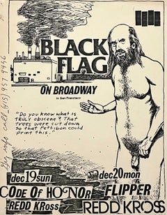Raymond Pettibon punk flyer (Raymond Pettibon Punk)