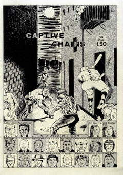 Chaînes captive Raymond Pettibon 1978 (début de l'ère de Raymond Pettibon)
