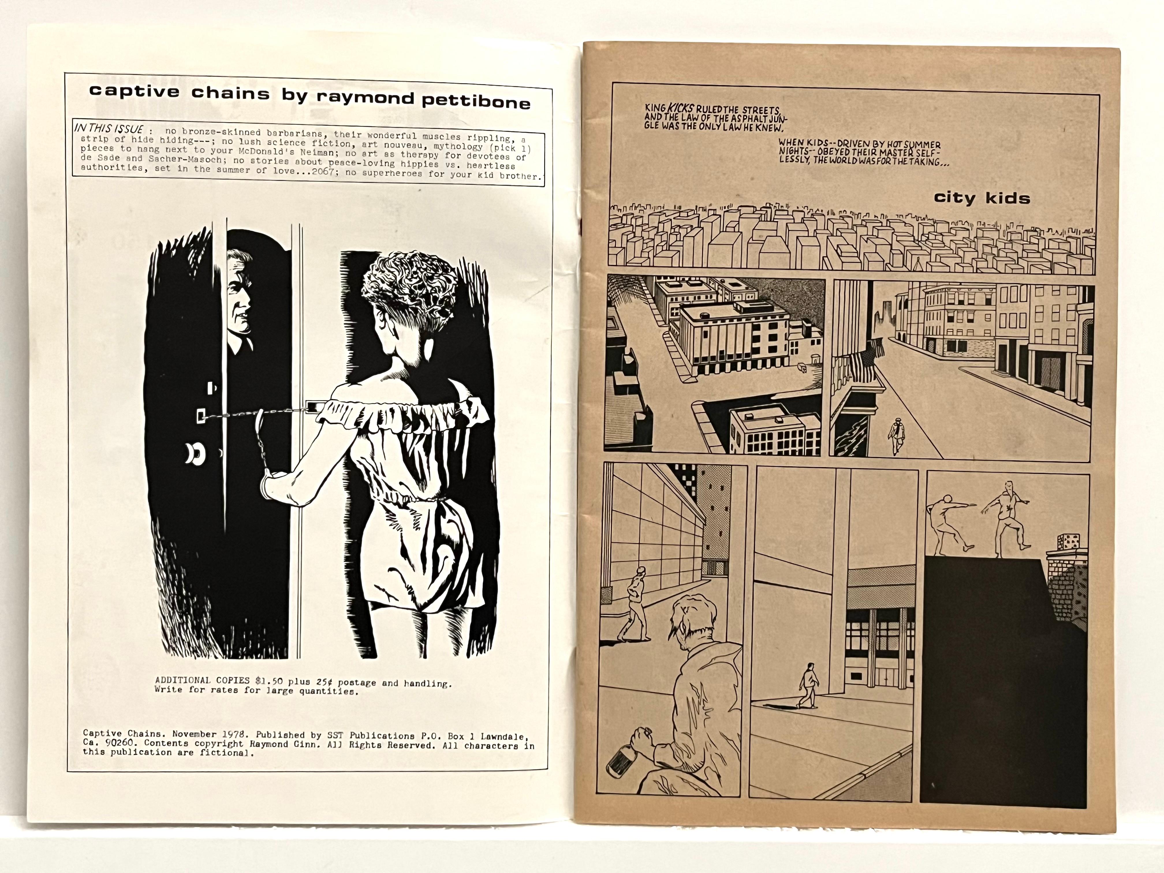 Raymond Pettibon Captive Chains 1978 ( frühes Raymond Pettibon) im Angebot 1