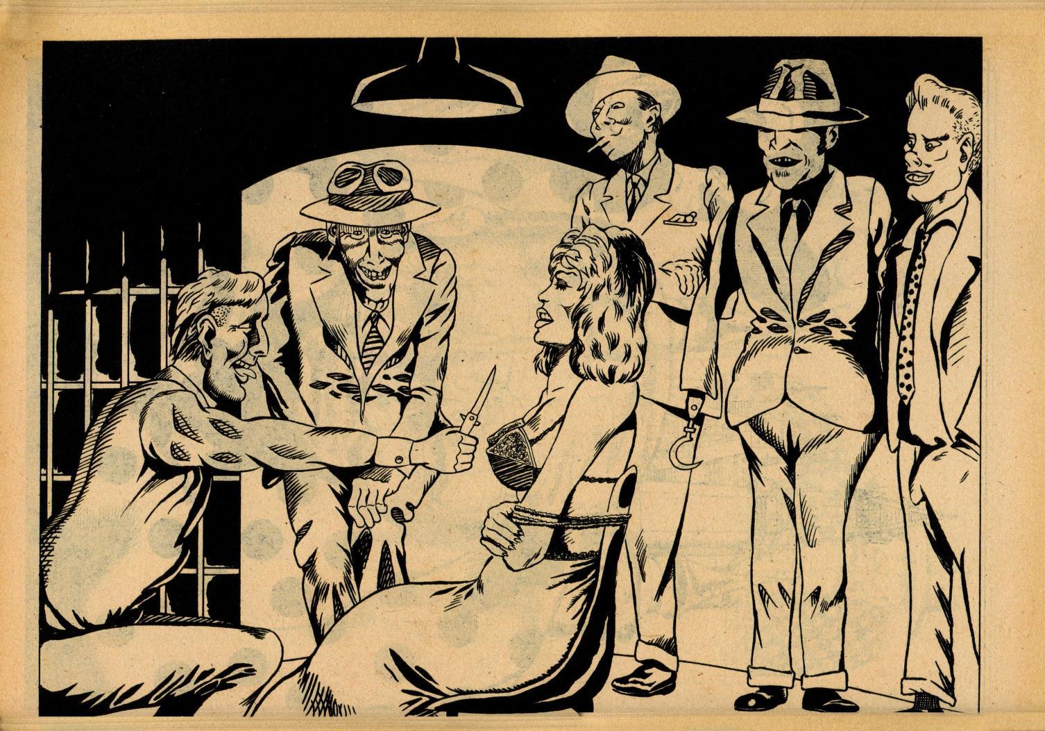 Raymond Pettibon Captive Chains 1978 (early Raymond Pettibon) For Sale 3