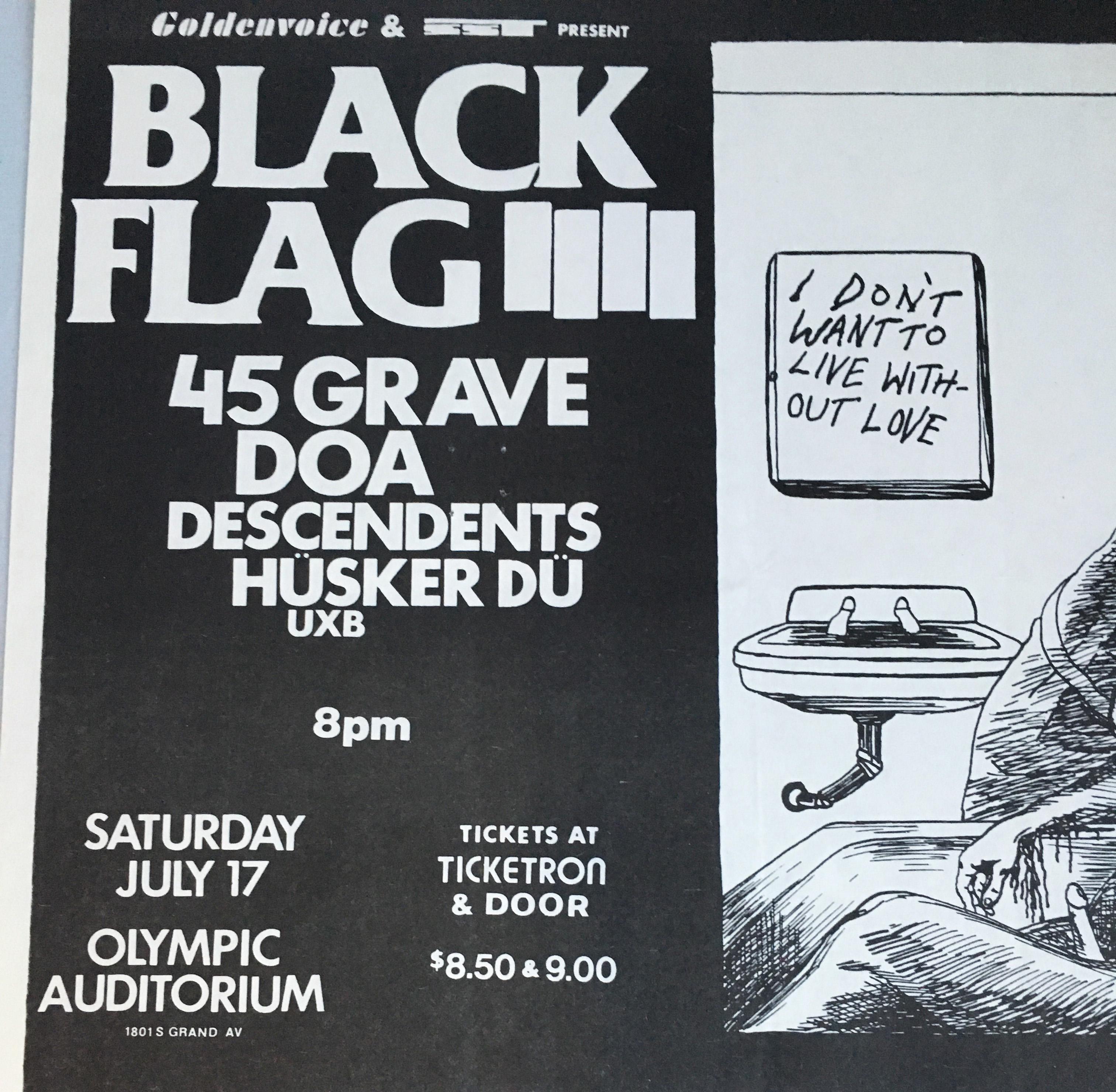 Raymond Pettibon for Black Flag (Raymond Pettibon prints)  1