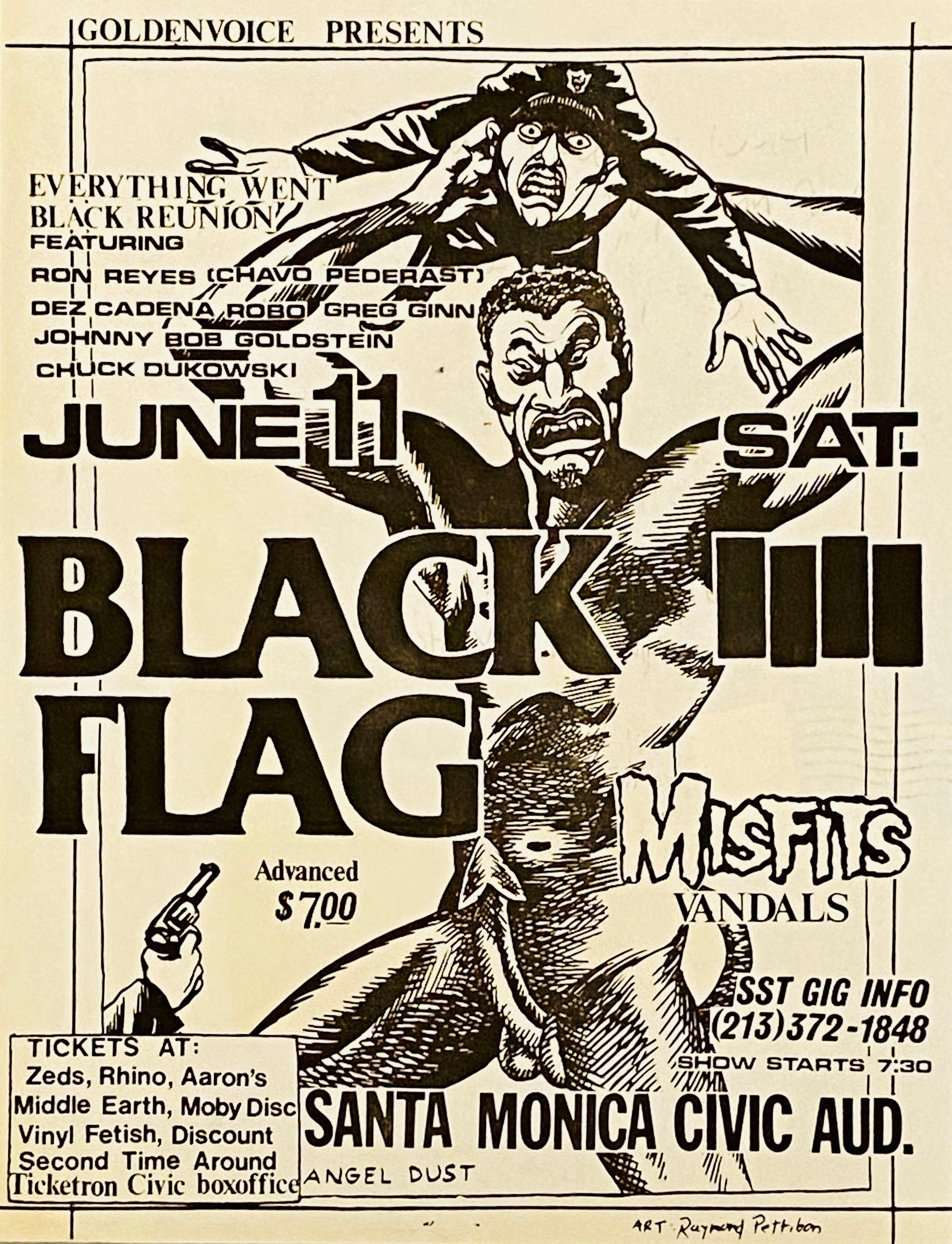 Raymond Pettibon for Black Flag (Raymond Pettibon prints) 