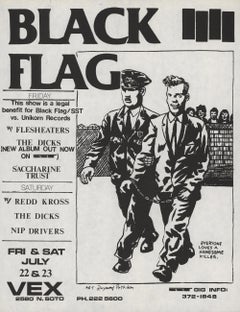 Retro Raymond Pettibon for Black Flag (Raymond Pettibon prints) 