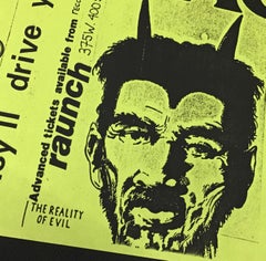 Raymond Pettibon Black Flag flyer (Raymond Pettibon punk flyer)