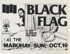 Retro Raymond Pettibon Black Flag 1980 (early Raymond Pettibon punk) 