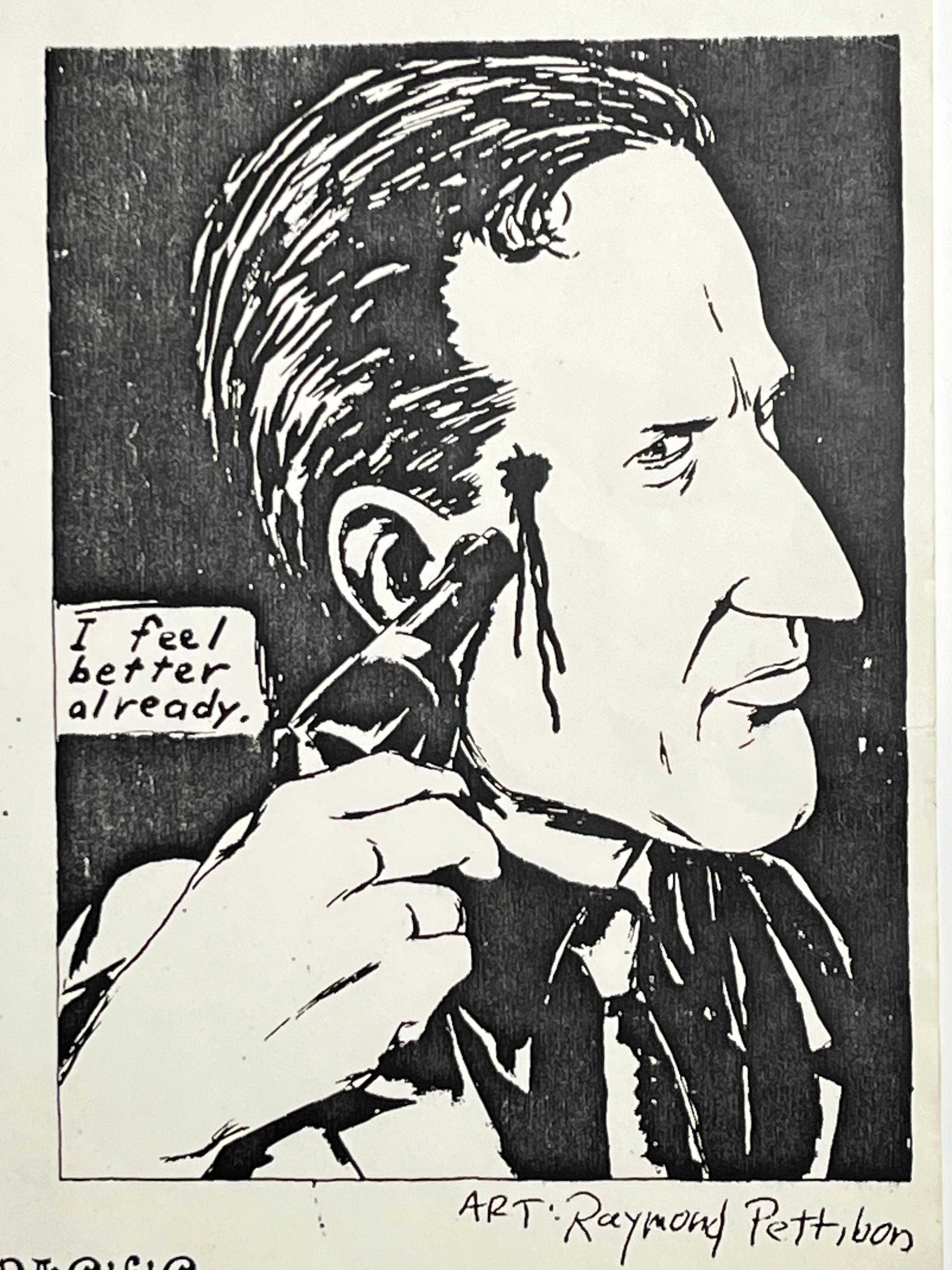 Raymond Pettibon Illustrated Punk Flyer (Raymond Pettibon Black Flag) For Sale 3
