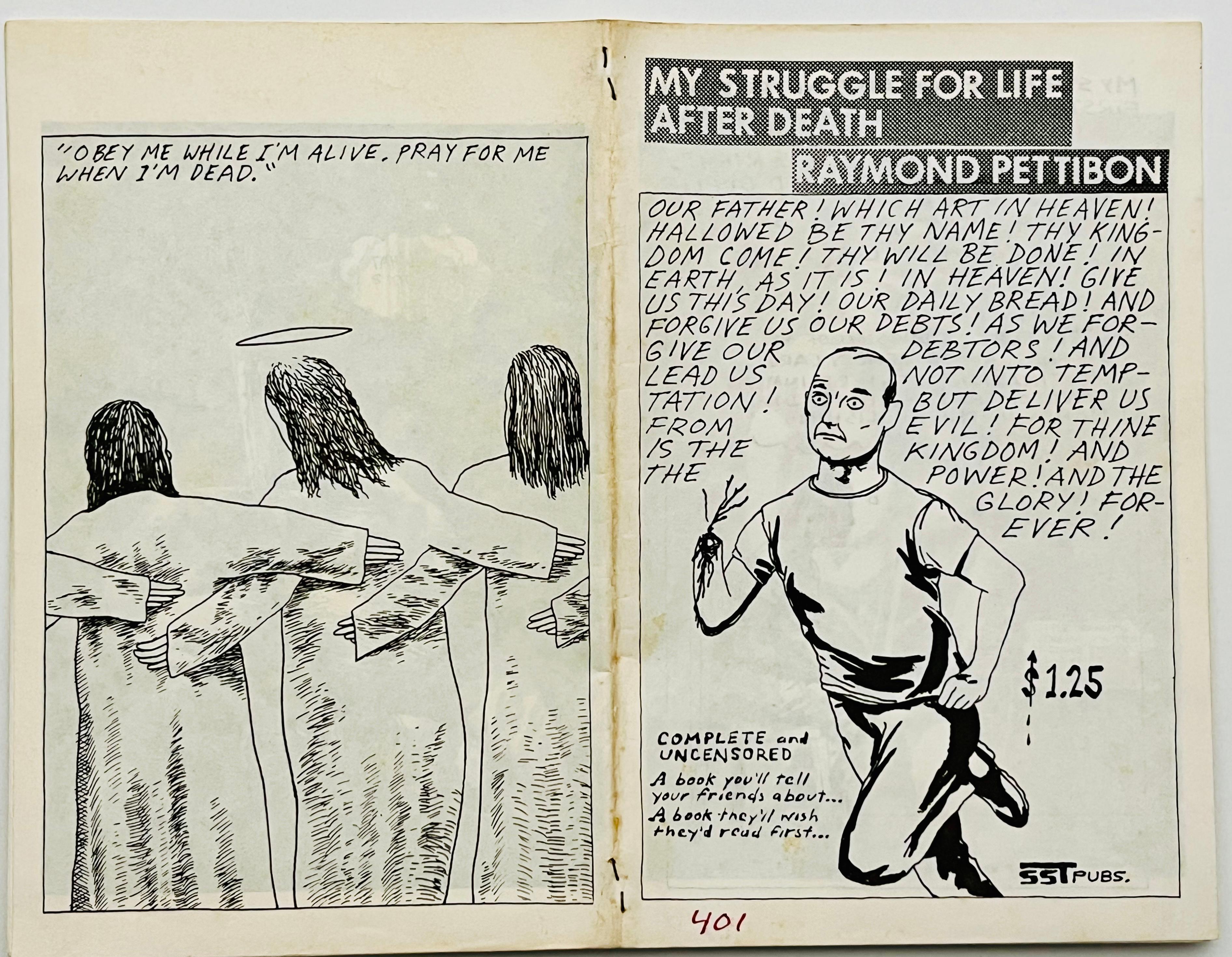 Raymond Pettibon My Struggle for Life After Death 1982 (Raymond Pettibon zine) For Sale 5