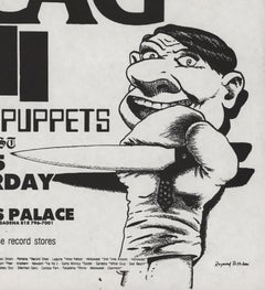 Raymond Pettibon Punk flyer 1984 (Raymond Pettibon Black Flag 1984)