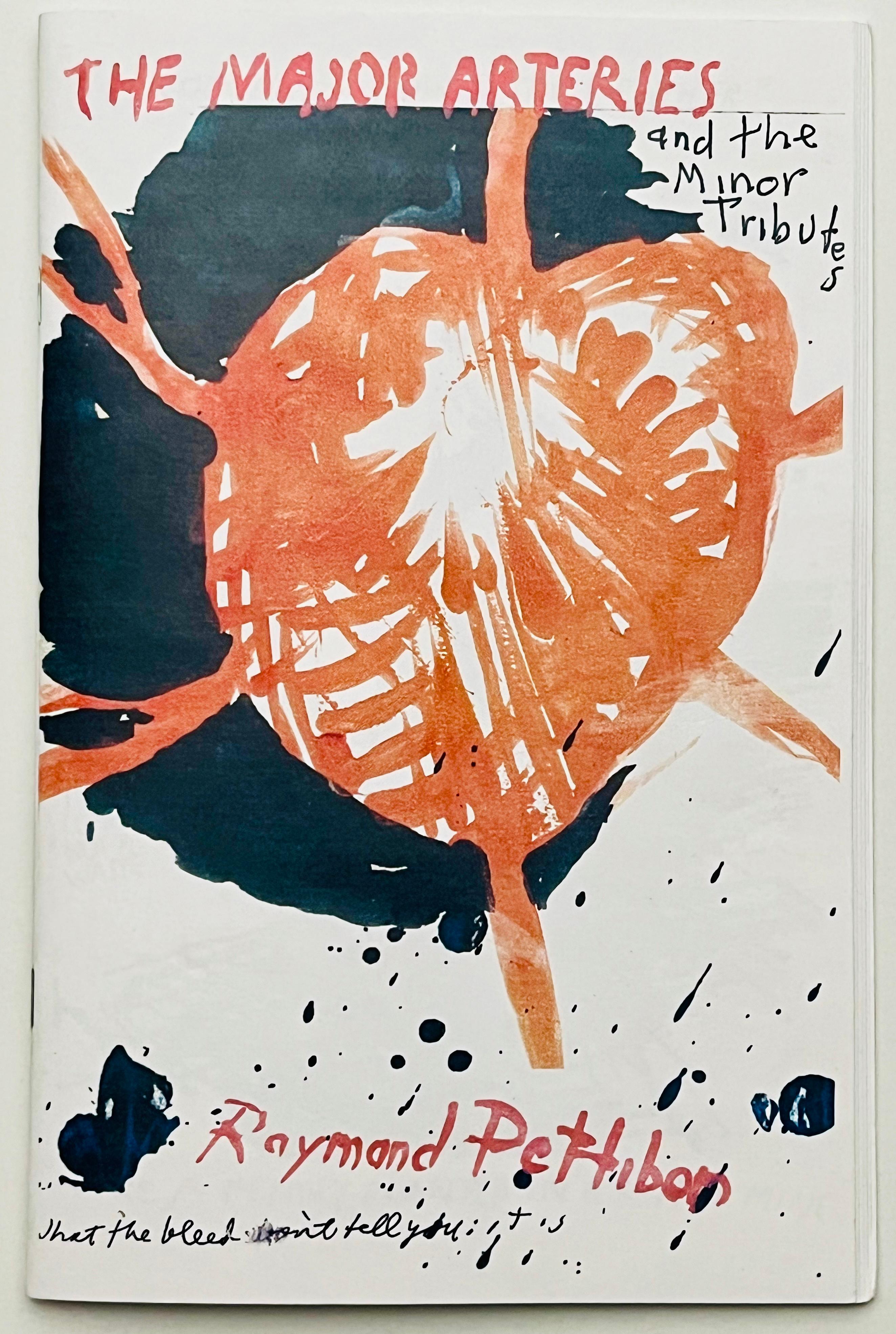 Raymond Pettibon The Major Arteries 2009 (Raymond Pettibon zine):
This visually enticing 2009 Raymond Pettibon artist book/zine includes 30+ evocative drawings. Pettibon’s subjects are the stars of old films, dominatrices, and lovers in thigh-high