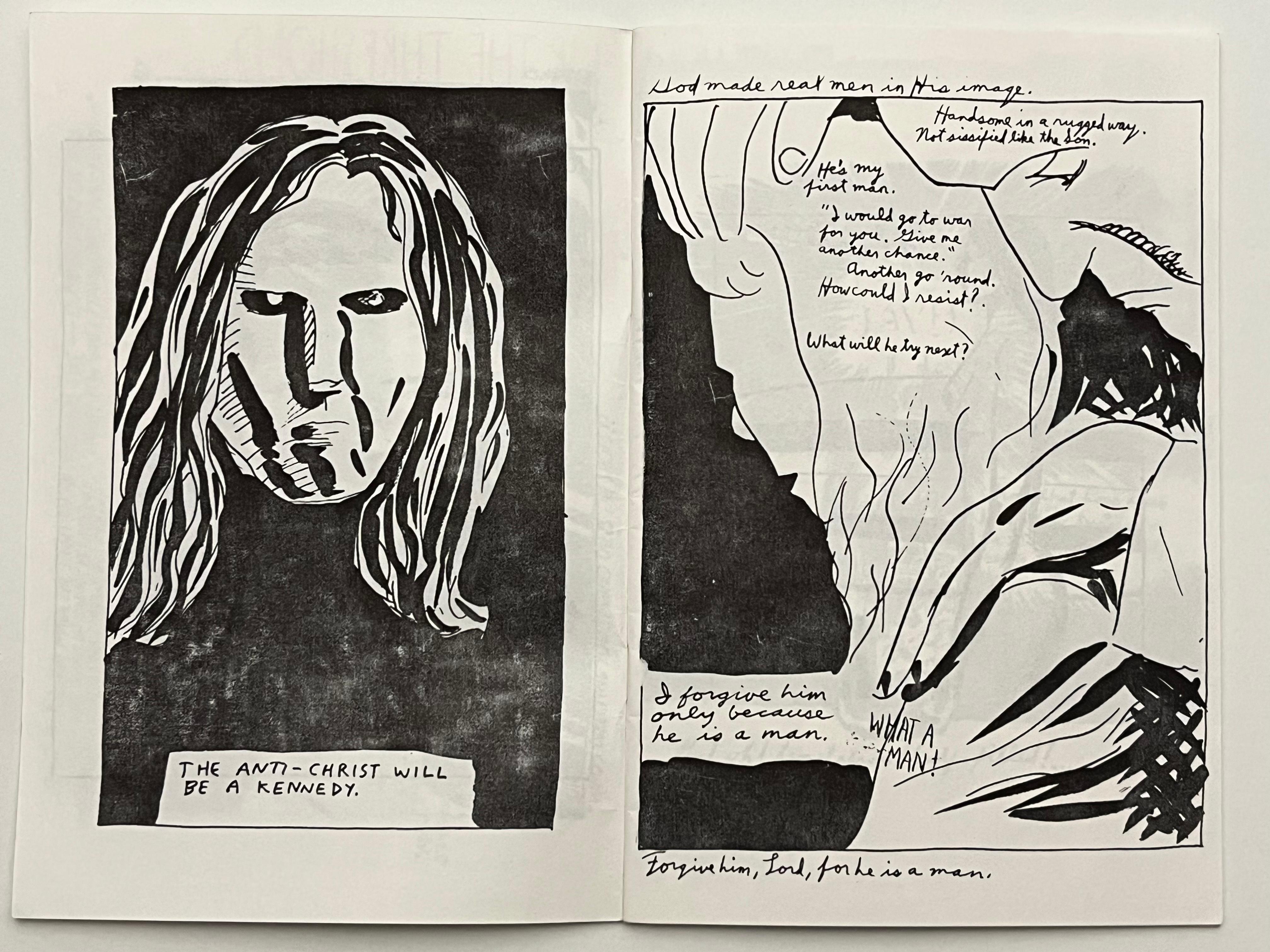 Raymond Pettibon Up The Threshold 1992 (Raymond Pettibon zine) For Sale 3