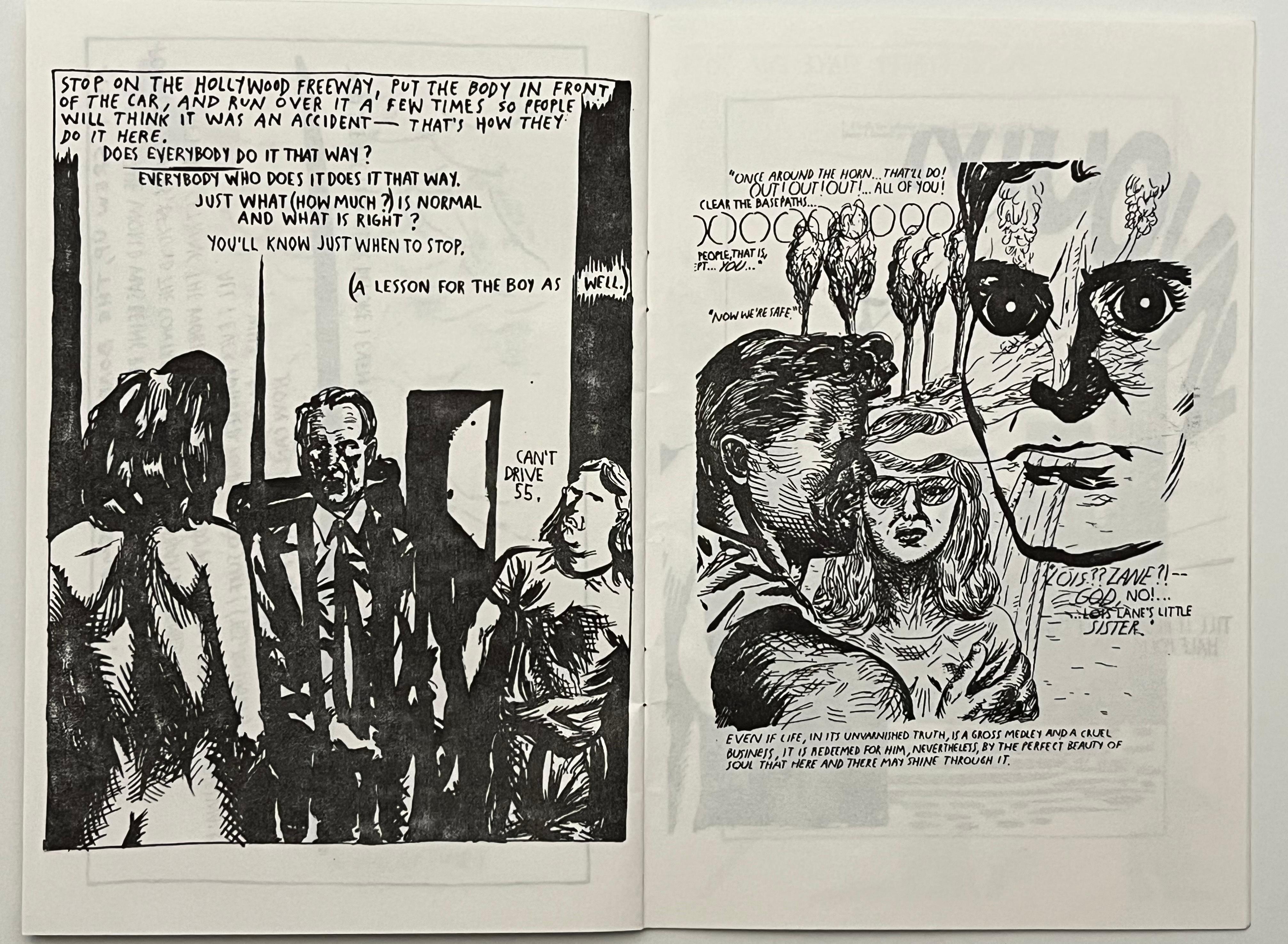 Raymond Pettibon Up The Threshold 1992 (Raymond Pettibon zine) For Sale 4