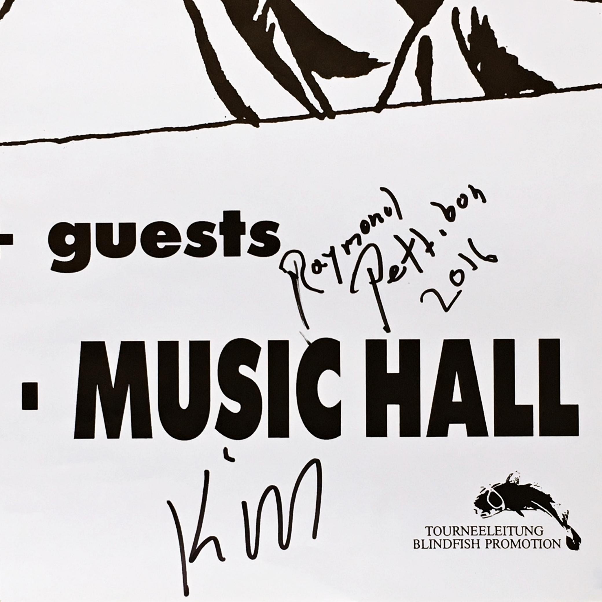 Sonic Youth at Frankfurt Music Hall (Signed by Raymond Pettibon and Kim Gordon) For Sale 4