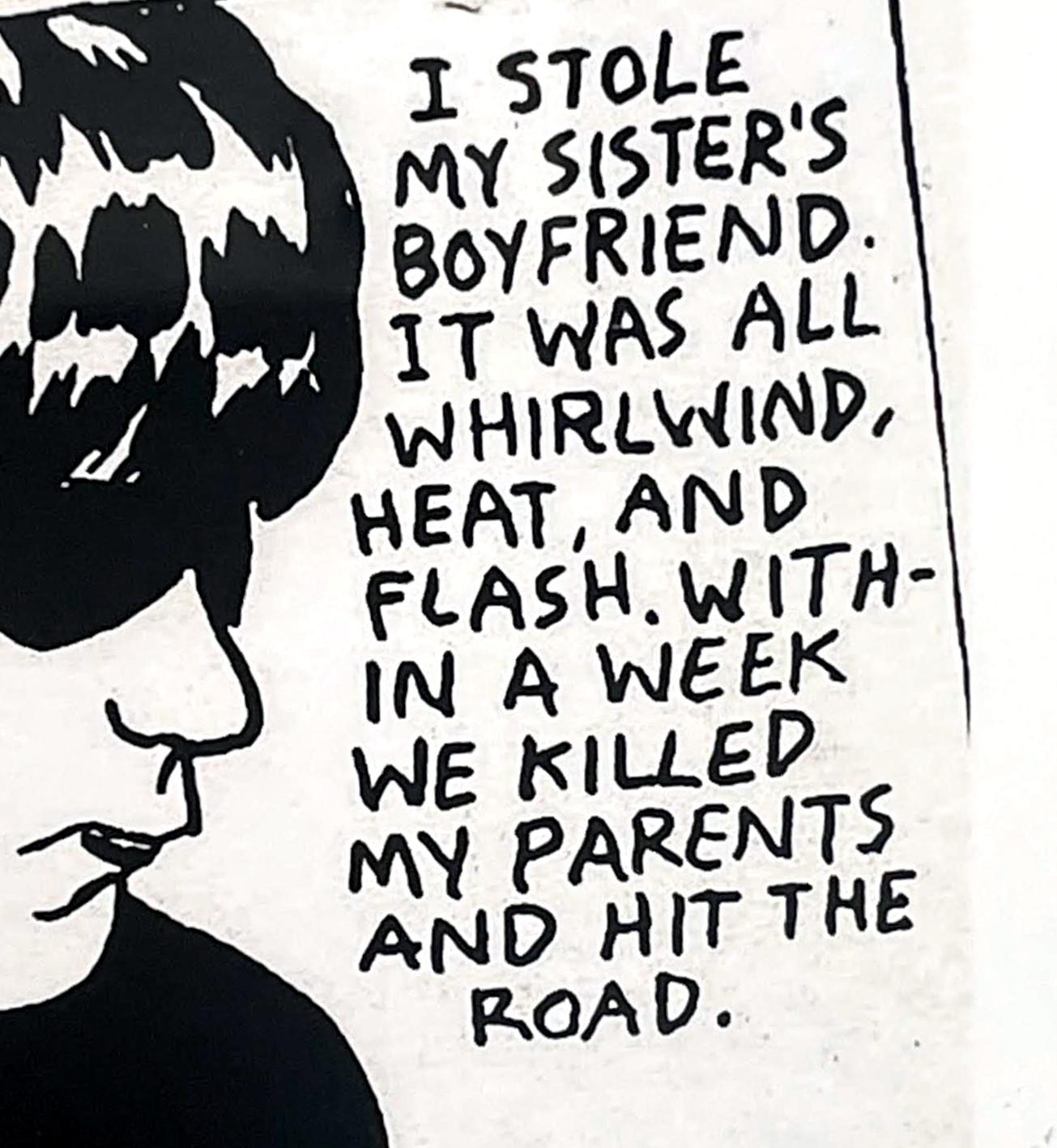 Sonic Youth print (Hand Signed by Raymond Pettibon) 2