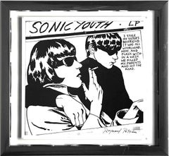 Vintage Sonic Youth print (Hand Signed by Raymond Pettibon)