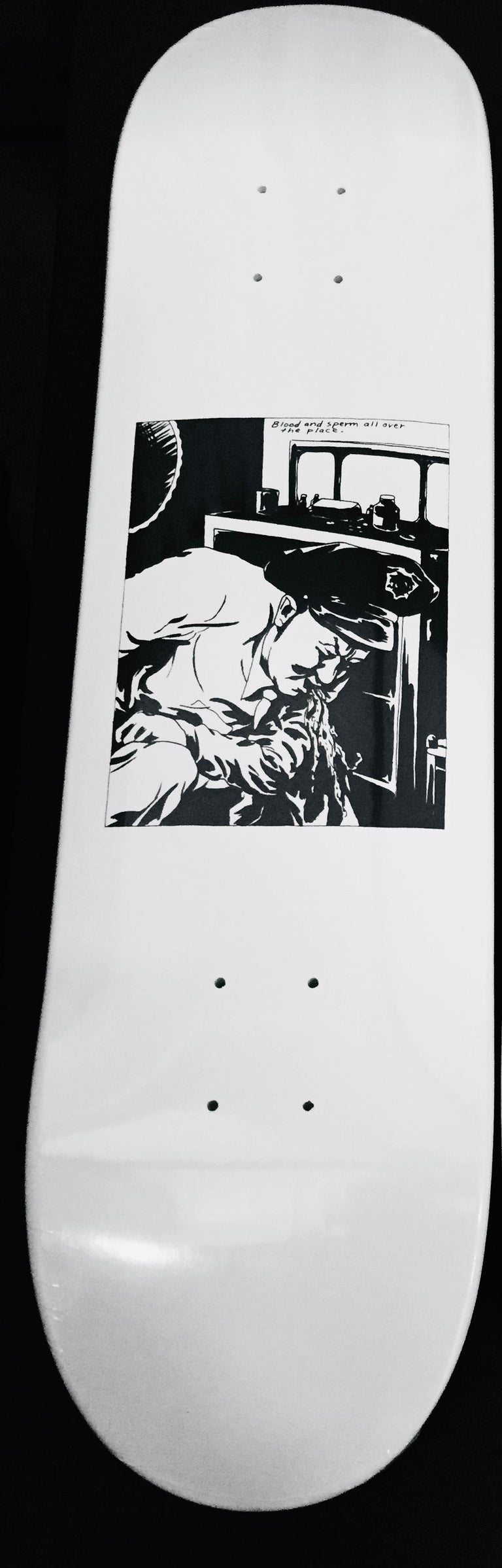 Raymond Pettibon Supreme skate deck (Raymond Pettibon skateboard