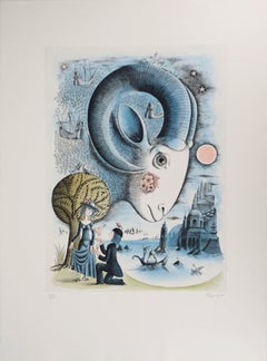 Astrology, the Zodiac : Aries - Original Etching Handsigned, 1979