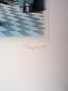 Astrology - Zodiac : Gemini (The Twins) - Original Etching Handsigned, 1979