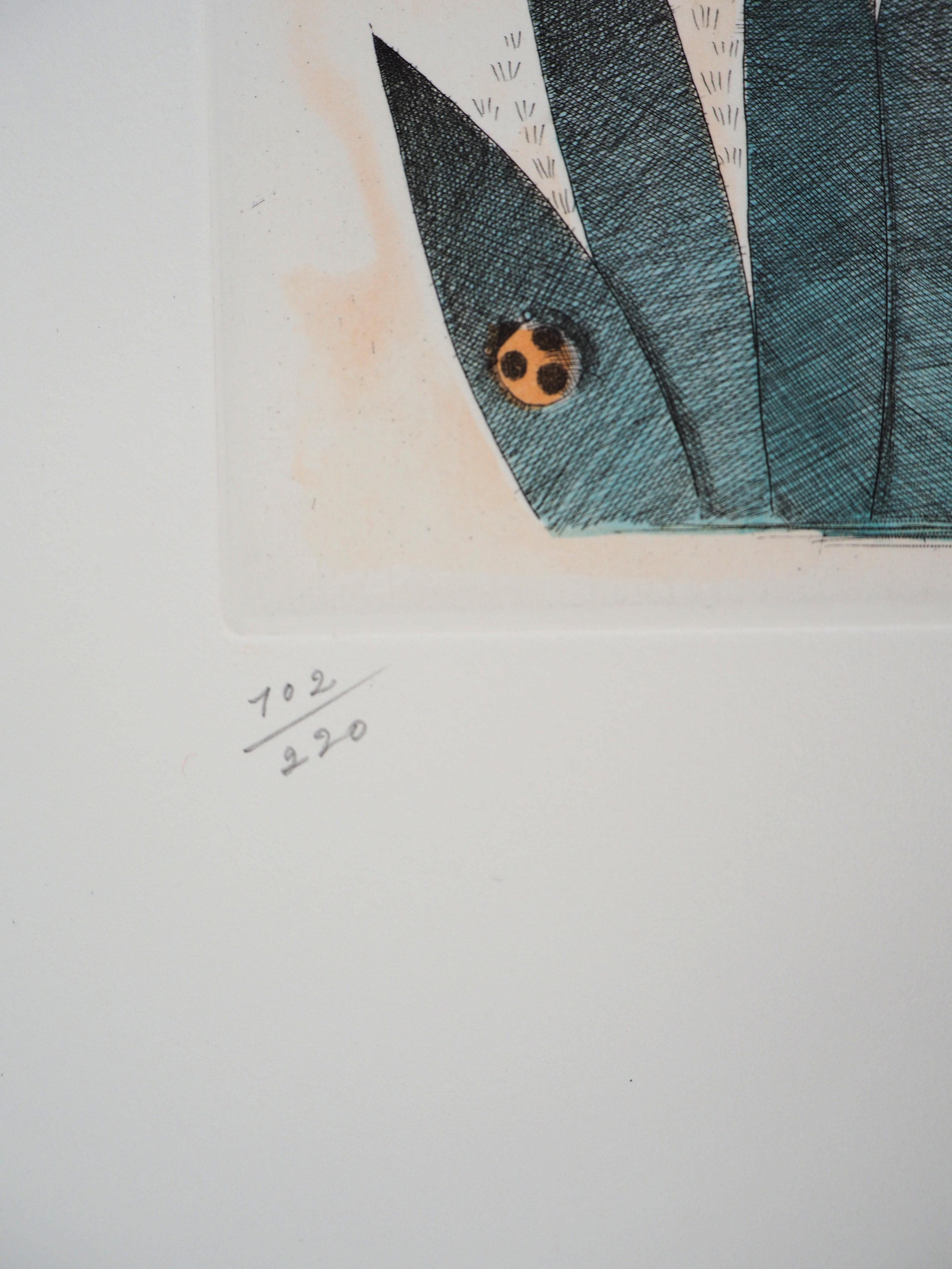 Astrology - Zodiac : Virgo - Original Etching, 1979 en vente 1