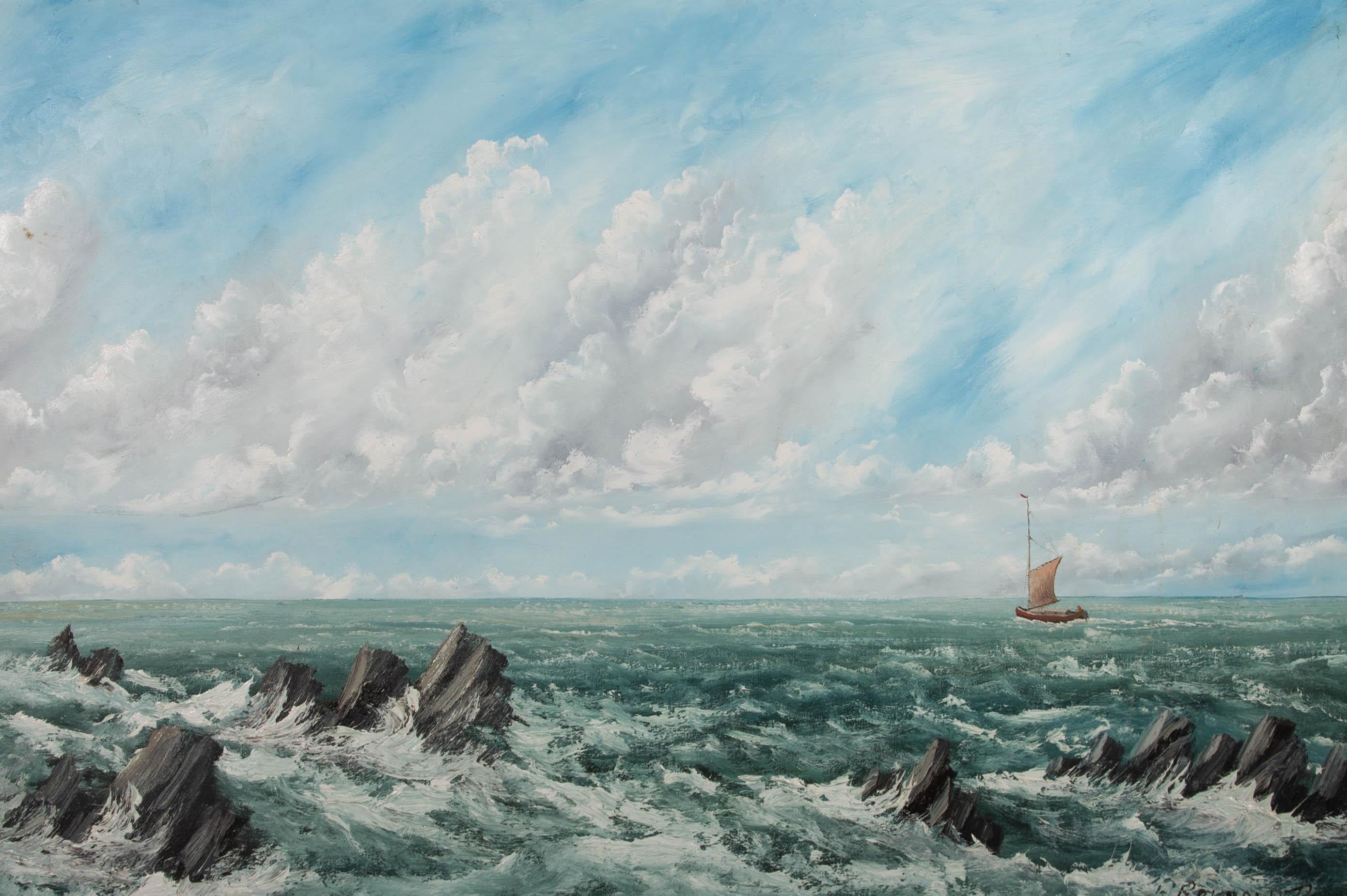 Raymond Price - Olio del XX secolo, Mare vasto in vendita 1