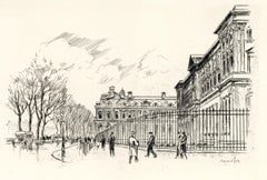 "Les musees" Original-Radierung