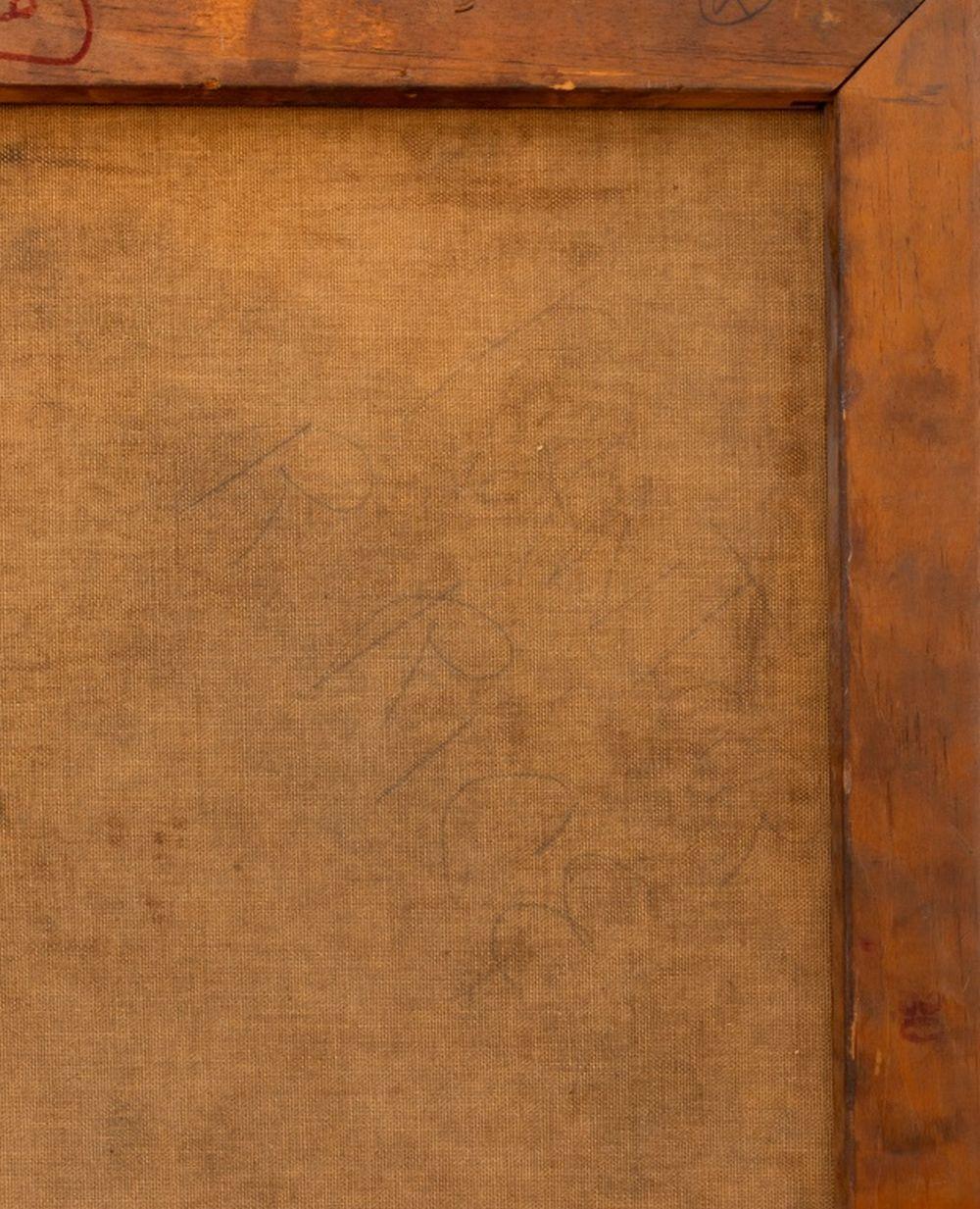 Abstrakte nackte Frau im Akt (Kubismus), Painting, von Raymond Rice