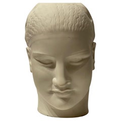 Femme Au Levrier Art Deco Statue Buste par Raymond Leon Rivoire Sèvres France