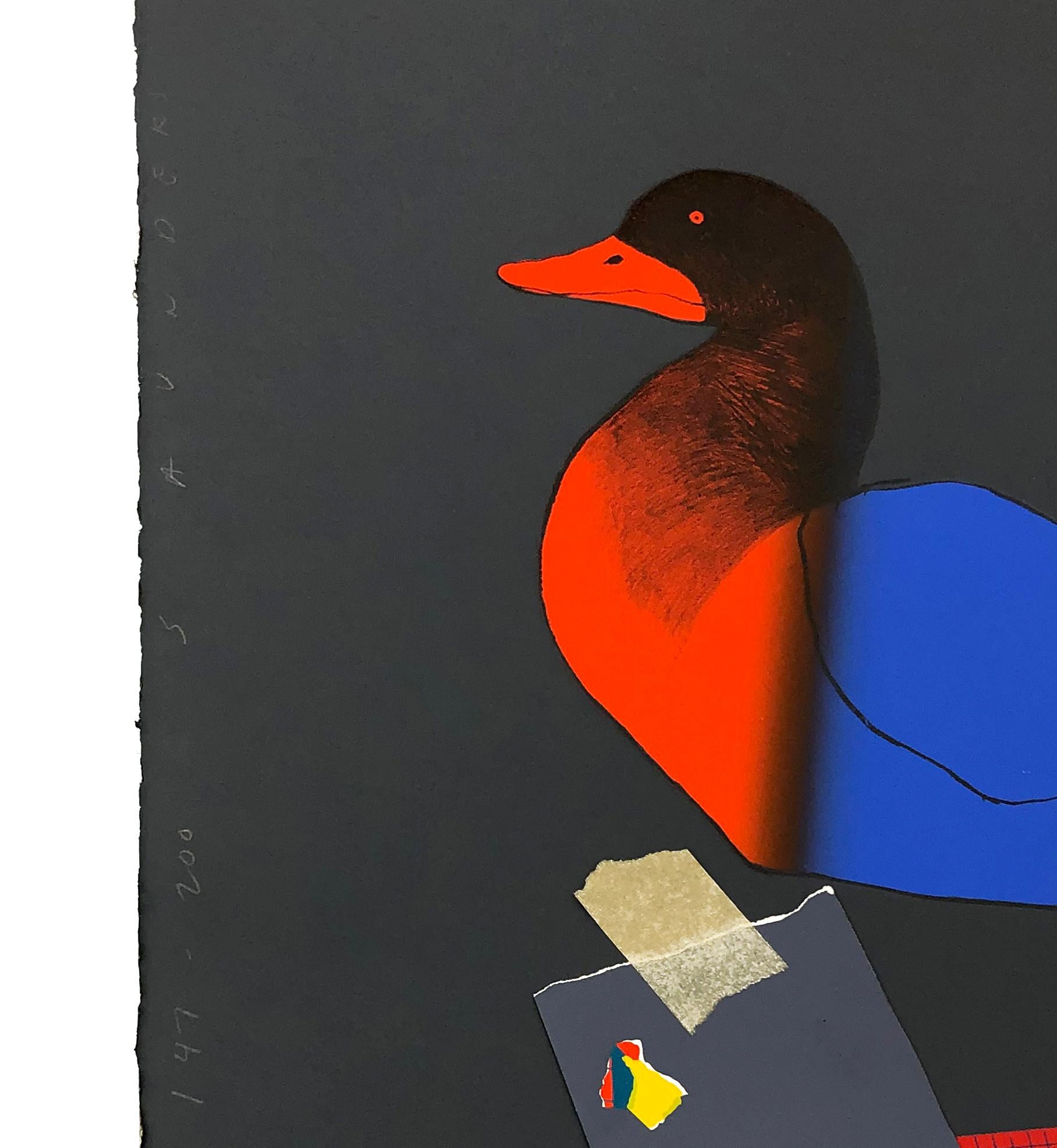 Anatra fuori dall'acqua - Print di Raymond Saunders