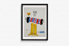 Originalplakat von Raymond Savignac aus dem Jahr 2000 zur Förderung des Vin de Suresnes