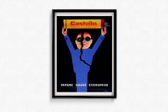 Raymond Savignac's 1958 original poster for Castolin's low-temperature welding