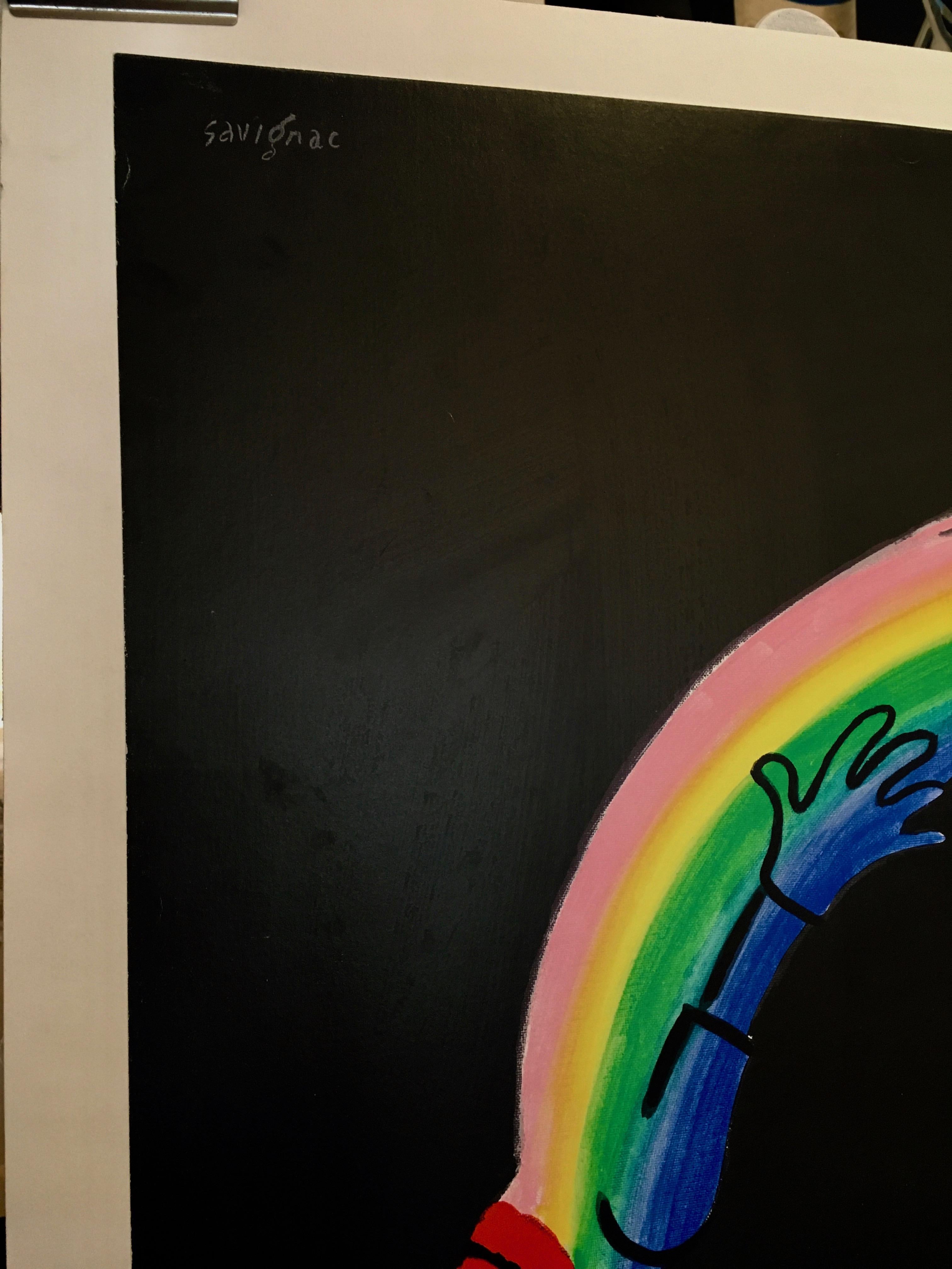 Raymond Savignac, 'Rainbow', affiche originale, 1970

Raymond Savignac, souvent abrégé en 