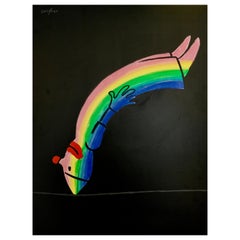 Raymond Savignac, 'Savignac Rainbow', Original Vintage Poster, 1970