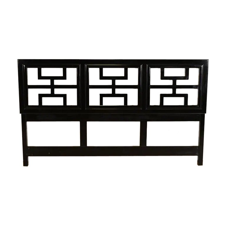 Raymond Sobota Century Furniture Hollywood Regency King Size Headboard, 1970s en venta