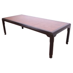 Raymond Sobota for Century Furniture Hollywood Regency Burl Wood Dining Table
