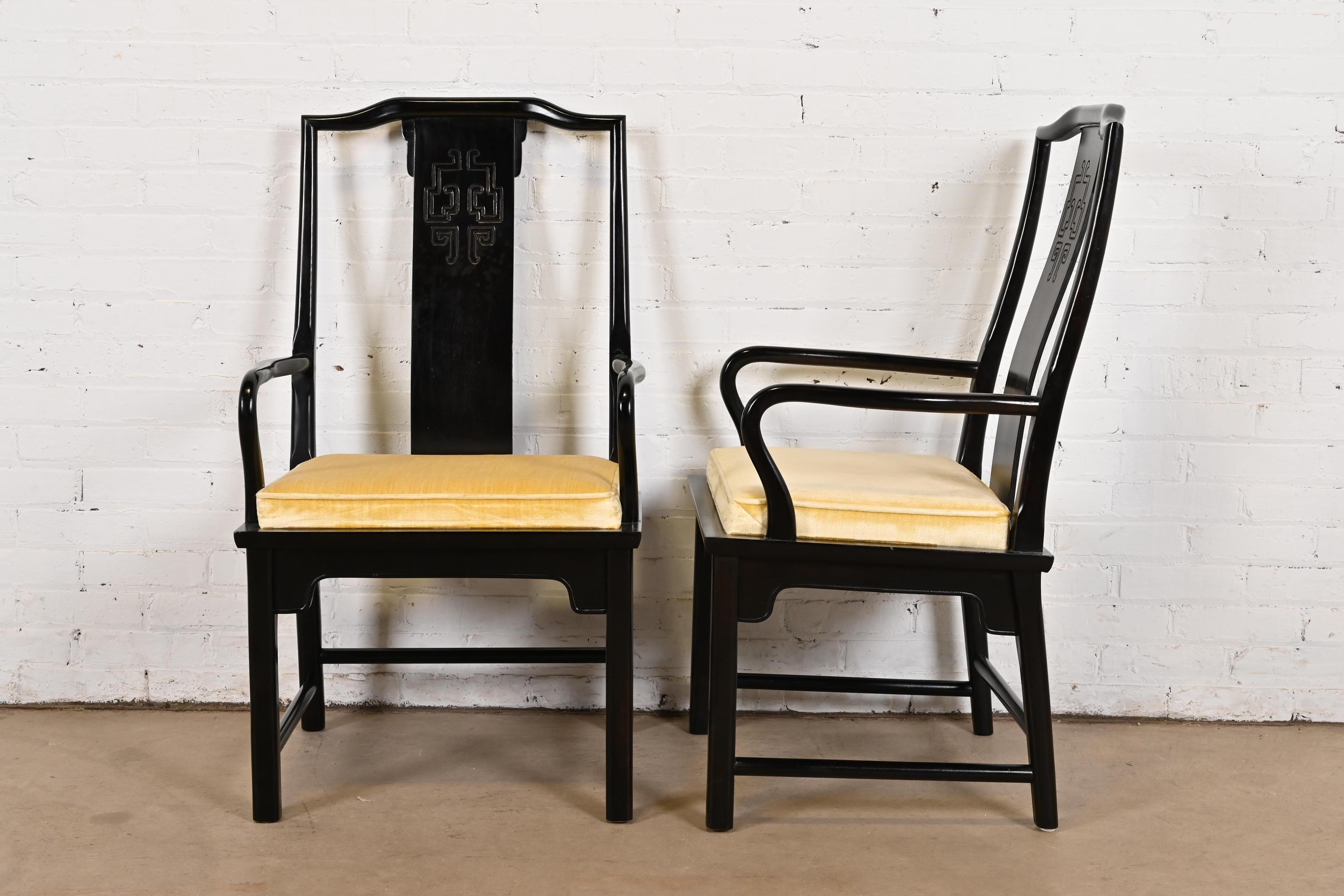 Raymond Sobota for Century Furniture Hollywood Regency Chinoiserie Dining Chairs 5