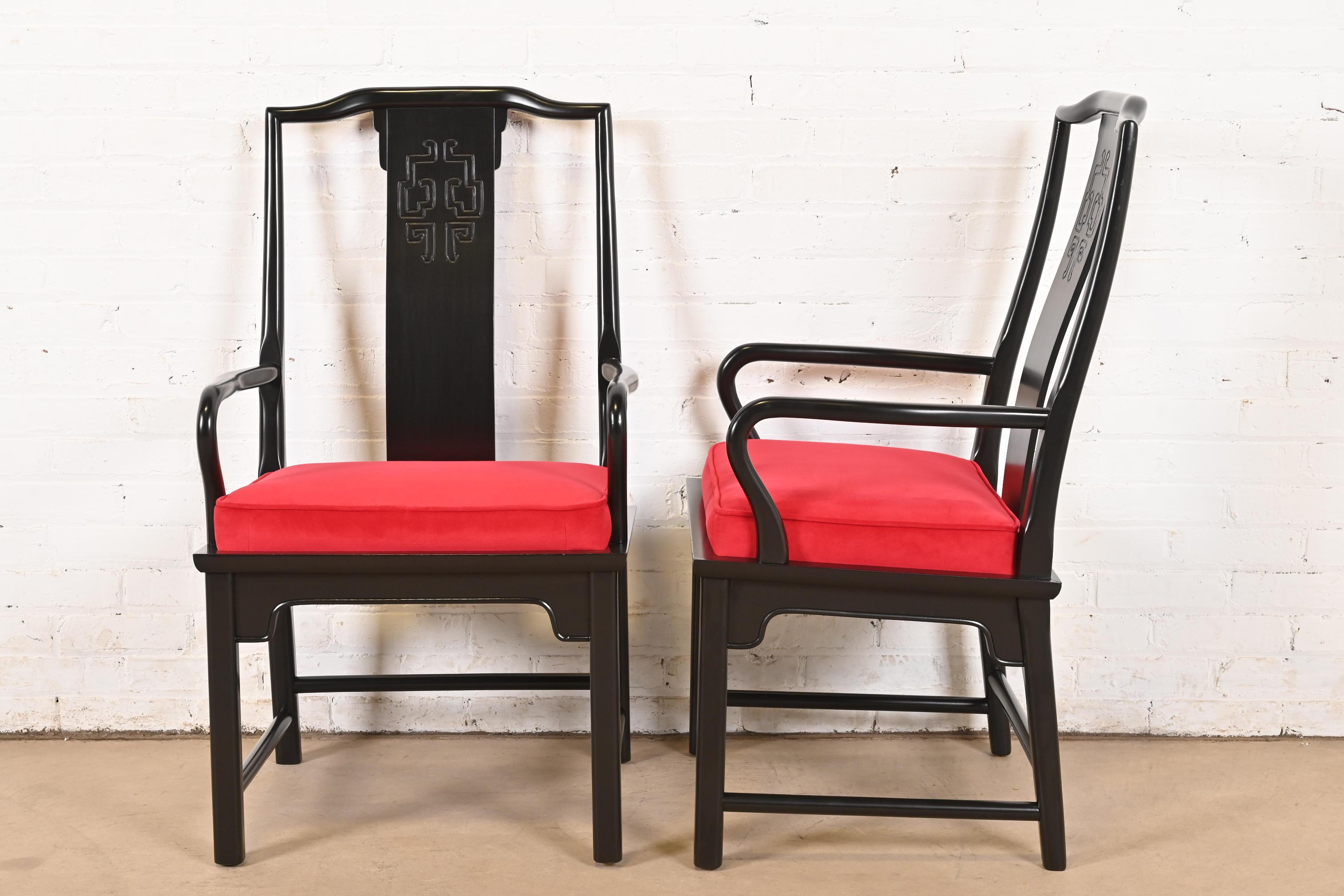 Hollywood Regency Chinoiserie-Esszimmerstühle von Raymond Sobota für Century Furniture im Angebot 5